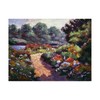 Trademark Fine Art David Lloyd Glover 'Walnut River Garden' Canvas Art, 18x24 DLG00978-C1824GG